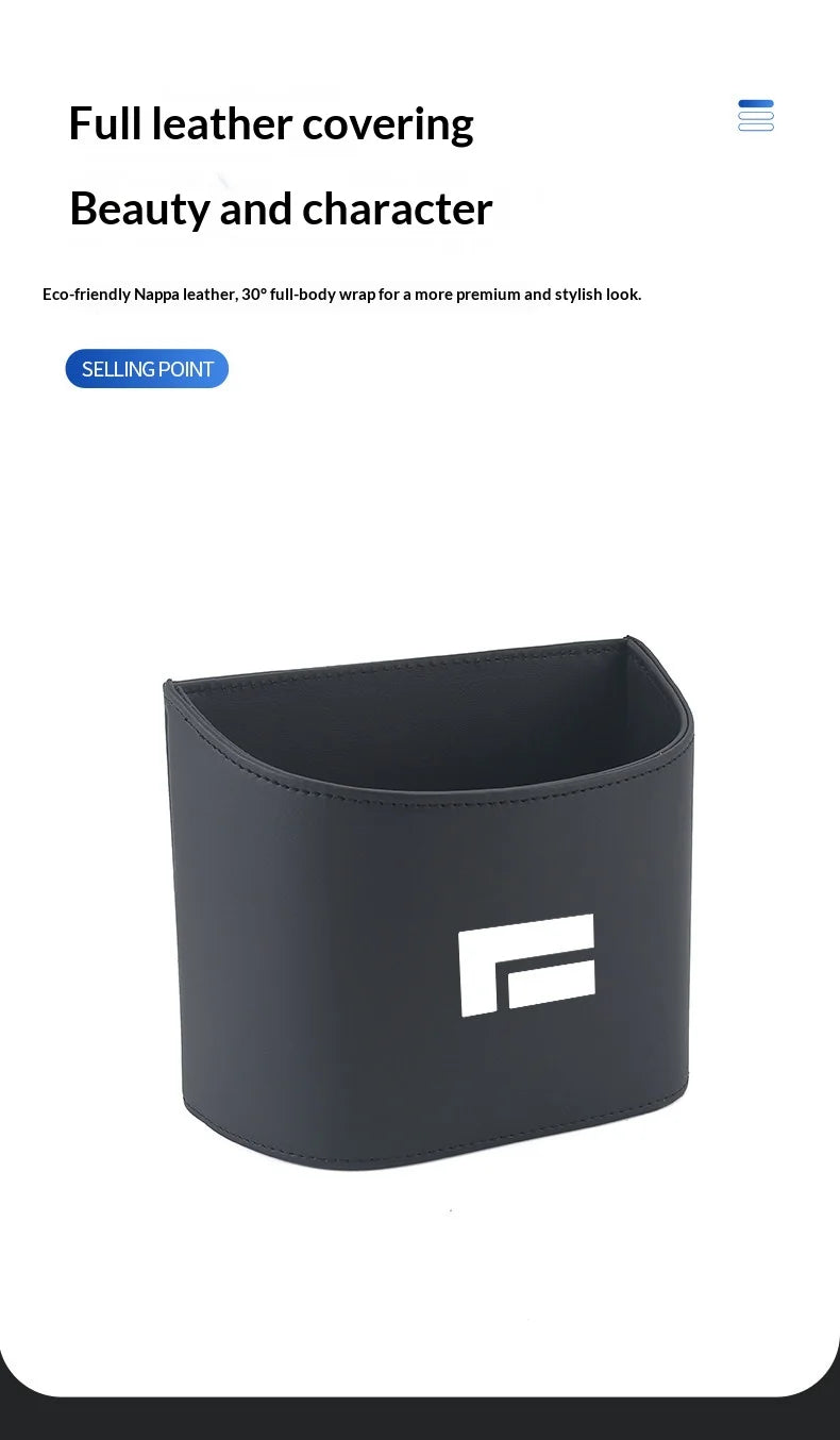 Suitable for Rox 01 ADAMAS car trash can suspension storage box car door side cup holder umbrella bucket storage box