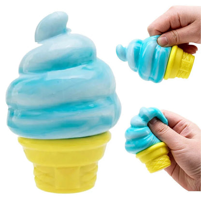 Cheese Squishy Ball Toy Slow Rebound Push Stress Relief Sensory Toys Cheese Stress Ball Fidget Toy