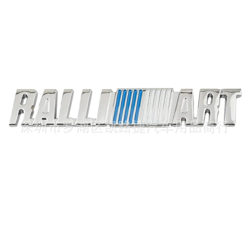 Car Metal Logo Emblem Badge Body Stickers For Mitsubishi RALLIART pajero l200 evo lancer х outlander asx xforce Grandis Eclipse