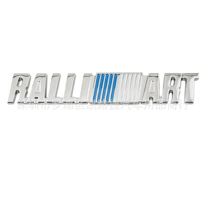 Car Metal Logo Emblem Badge Body Stickers For Mitsubishi RALLIART pajero l200 evo lancer х outlander asx xforce Grandis Eclipse
