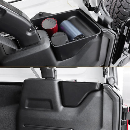 Car Rear Trunk Box Organizer Tray for Jeep Wrangler JL JLU Sahara Rubicon 4 Doors 2018-2023 Stowing Tidying Interior Accessories