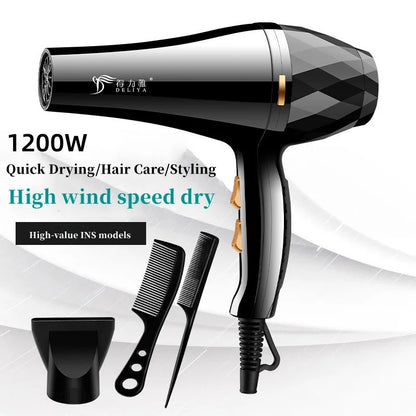 New product: Quick drying hair dryer, hot and cold blue light hair care diffuser, household hair salon hair dryer, 220V
