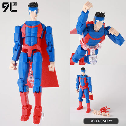 9L3D Printed Superheroes Invincible 2.0 Anime Multi-Jointed Shapeshift Toys Action Figures Mannequin Model Ornaments Gifts
