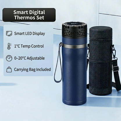 Smart Insulin Cooler Cup Portable Medical Fridge Travel Cooling Case 0-20°C Digital Temp Control for Diabetes Insulin Pens