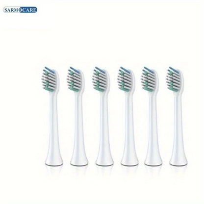 10pcs/lot Sarmocare S100 Toothbrush Heads Ultrasonic Sonic Electric Toothbrush White Black Solt Replacement Toothbrusher Heads