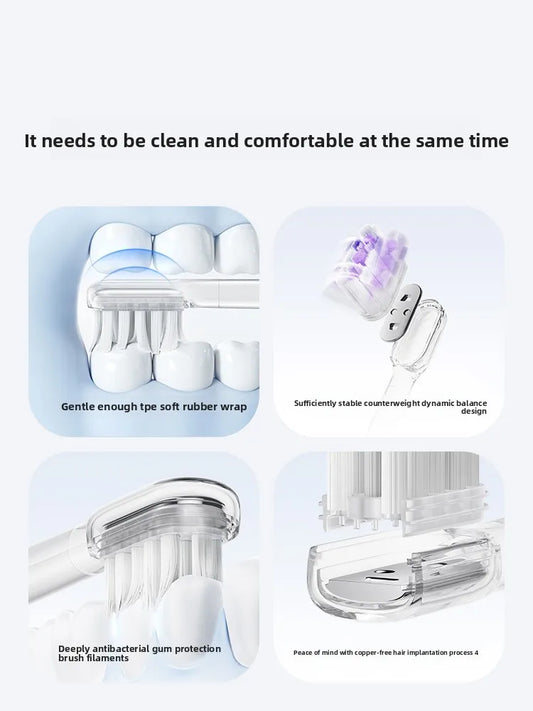 Original Brush Head Only for Laifen New Electric Toothbrush  I2 ABS cushioning Model Mini SS / Pro SS/Pro S/Pro M/Max S