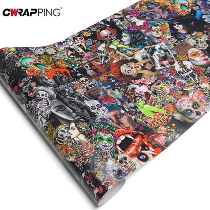 Wrap Vinyl Car Stickers Waterproof Camouflage Printed Self-adhesive Film Car Body Films Tuning Auto Accessories Motorcycles