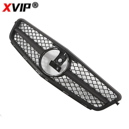 XVIP AMG Style Front Bumper Grille For Mercedes Benz C-Class W204 2008-2014 C180 C200 C350 S204 Glossy Black GTR Style Grille