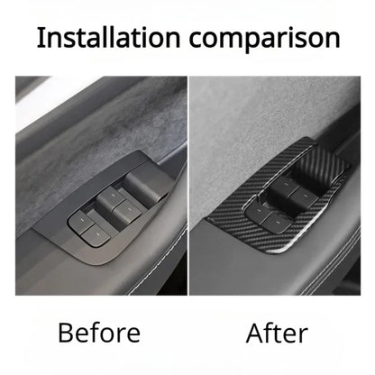 Window Lifter Switch Buttons Cover for Tesla Model Y/3/3+ Highland Trim Frame Button Stickers 2017-2024 Car Interior Accessories
