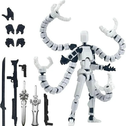 Hot 13 Action Figure Dummy Death Swordsman Titan 13 Action Figures T13 Multi-Jointed Movable Lucky 13 Action Figure Nova Gift