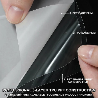 0.3m Car Wrap Film TPU Headlight Film Adaptive Guard Repair Scratches Photochromic Modification Film Car Decoration Accessories