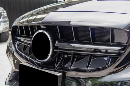 XVIP GTR Style Front Racing Grille For Mercedes Benz C-Class W205 2015-2018 C180 C200 C300 Chrome Diamonds Style Bumper Grilles
