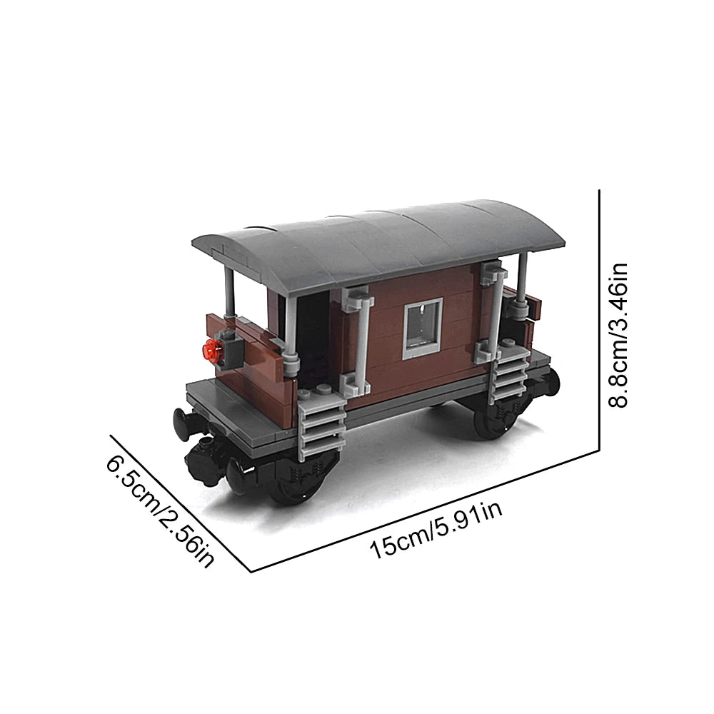 City Train Building Blocks DIY Modified Accessories, Creative MOC Assembly Track Train Carriage Expansion Set, Base, Wheel Parts