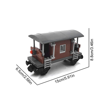 City Train Building Blocks DIY Modified Accessories, Creative MOC Assembly Track Train Carriage Expansion Set, Base, Wheel Parts