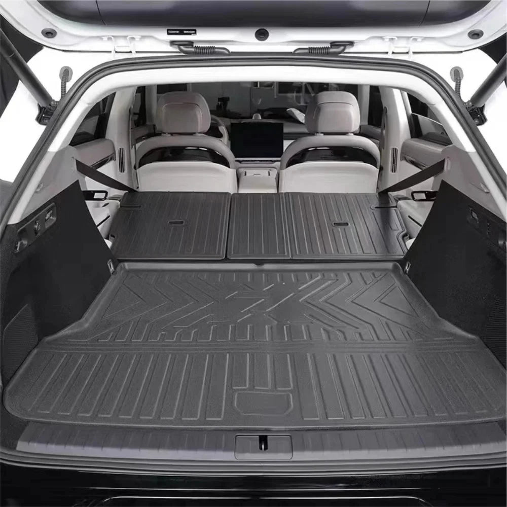 Car Floor Mats For 5 Seats Zeekr 7X 2024 2025 2026 All-Weather Cargo Liner Trunk Mat TPE Waterproof Floor Liner RHD LHD