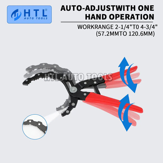 Universal Quick-Adjust Spring Oil Filter Removal Tool Wrench for Cars Motorcycles Trucks