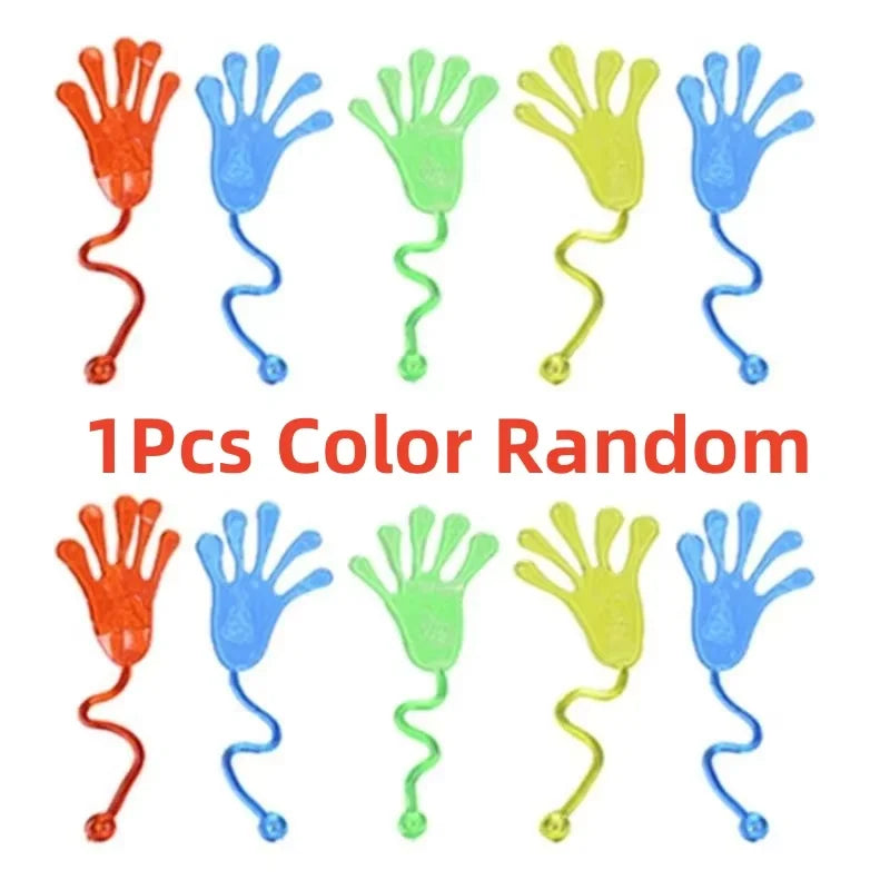 1-30pcs Mini Fun Sticky Hands Sensory Toys for Kids Birthday Party Favors Classroom Prizes Kids Prank  Novelty Gift Party