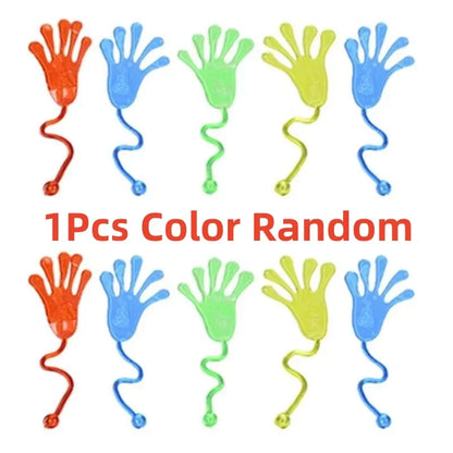 1-30pcs Mini Fun Sticky Hands Sensory Toys for Kids Birthday Party Favors Classroom Prizes Kids Prank  Novelty Gift Party