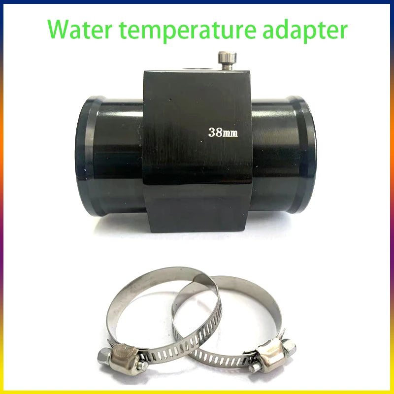 Water Temperature Sensor Head Joint Sensor Radiator Adapter 1/8NPT 12V 24V Digital Water Temperature Gauge Voltmeter