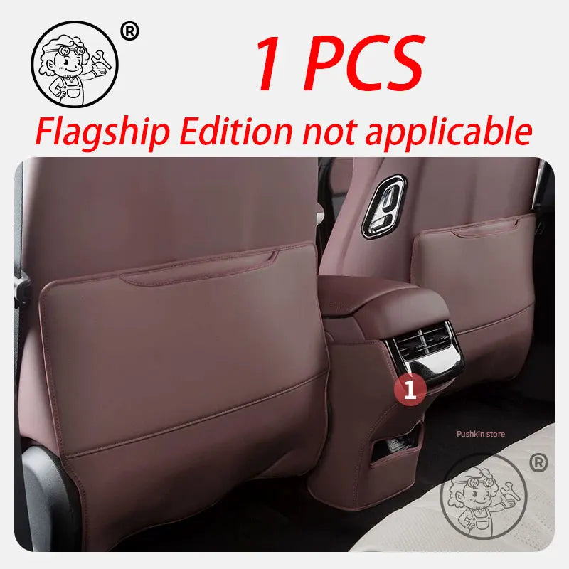 For BYD Seal 7 DMI SEAL 07 DMI 2025 2026 Car Seat Back Anti Kick Pad Interior Anti Dirty Leather Protector pad Car Accessories