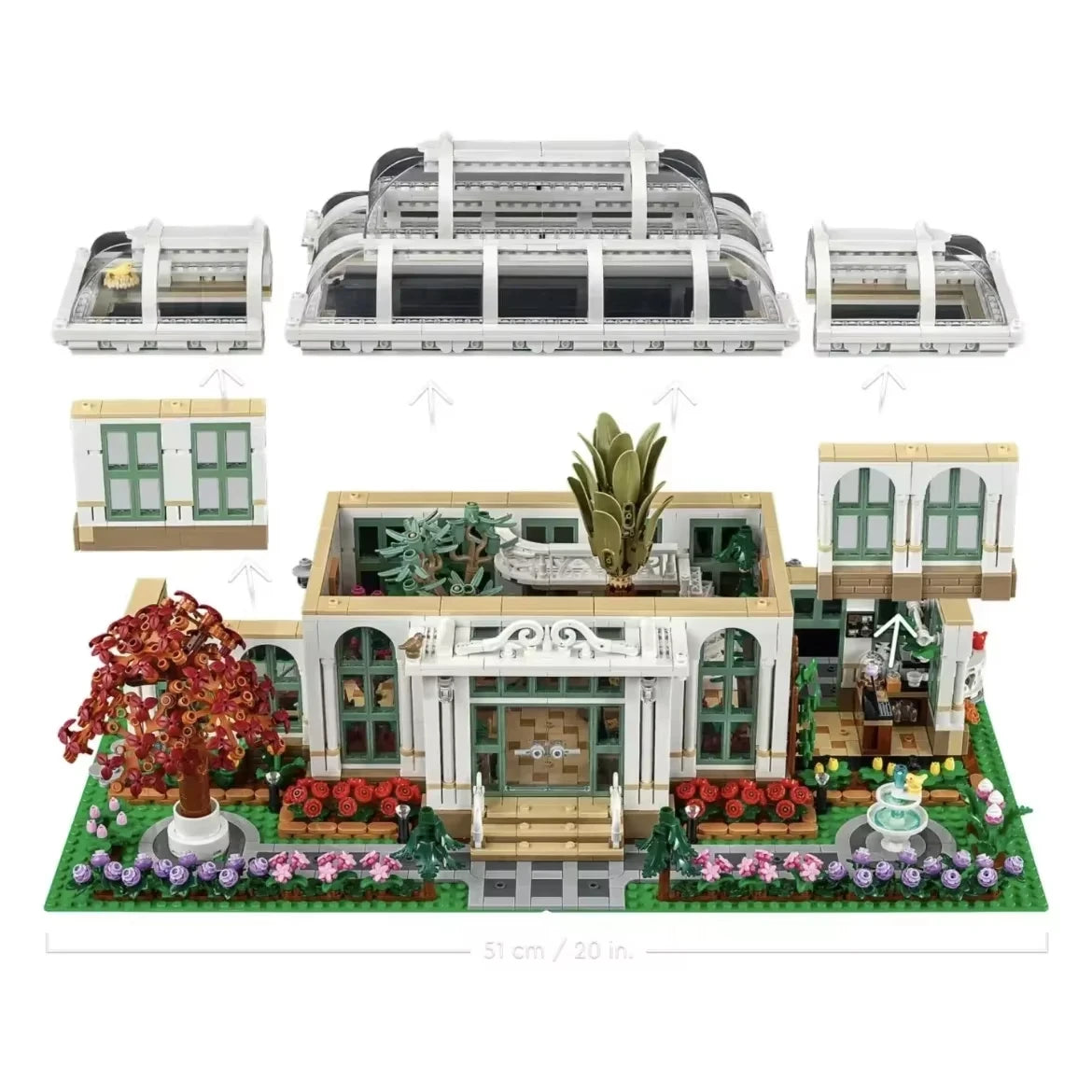 2026 3792PCS Botanical Garden Model Building Blocks Assembling Bricks Creative DIY Toys Christmas Birthday Gifts