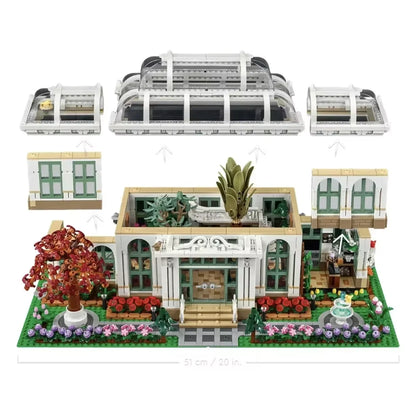 2026 3792PCS Botanical Garden Model Building Blocks Assembling Bricks Creative DIY Toys Christmas Birthday Gifts