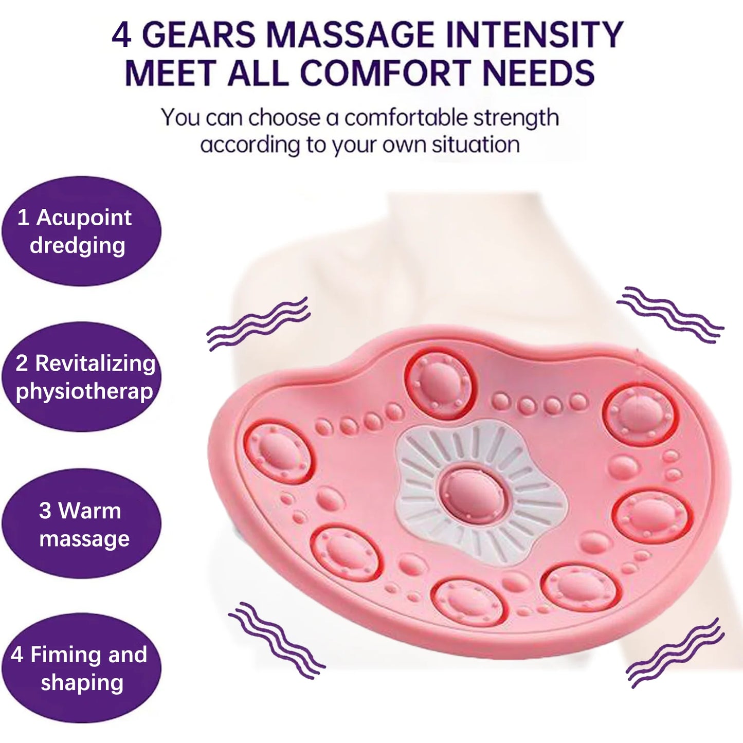 Chest Massage Instrument Dredging Breast Nodules Ems Low Frequency Pulse Breast Augmentation Instrument