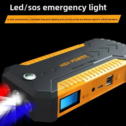 SUKIN Portable Jump Starter Car Battery for 12V Car/Truck/SUV/Motorcycle.Booster Jump Starter with LED Light and USB Port.점프스타터