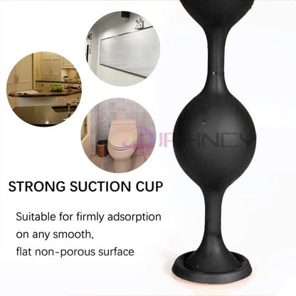 Huge Anal Plug 9cm Anal Beads 100% Liquid Silicone Soft Anal Balls Big Buttplug Prostate Massager Adult Sex Toys For Men