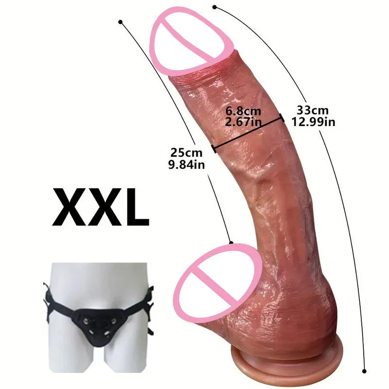 Realistic Dildo with Suction Cup Huge Dildos Adult Sex Toys for Woman Men Fake Dick Big Penis Anal Butt Plug Erotic Sex Shop 18+