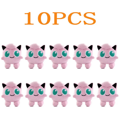 10pcs Pokemon Official Plush Toy - Charmander, Squirtle, Pikachu Plush, Bulbasaur Stuffed Animal Toy, Pokemon Doll Birthday Gift