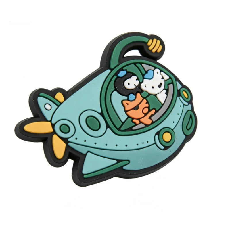 17pcs Octonauts Shoe Charms DIY Kit | Underwater Rescue Theme | Fit Crocs, Bubble Slides  Kids Sandals PVC Decorations Fan Gifts