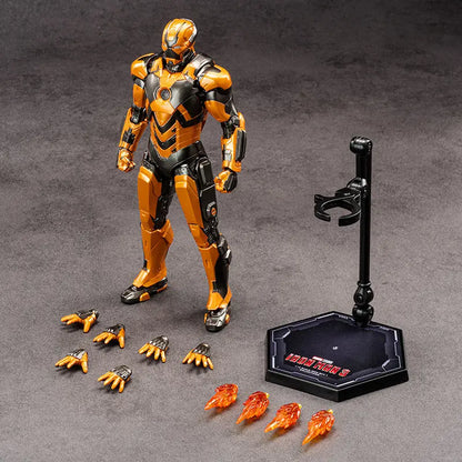 ZD Toys Iron Man MK8 MK34 MK20 MK32 MK31 MK18 MK28 Action Figures Tony Stark Movable Anime Mecha Model Avengers Collection Toys