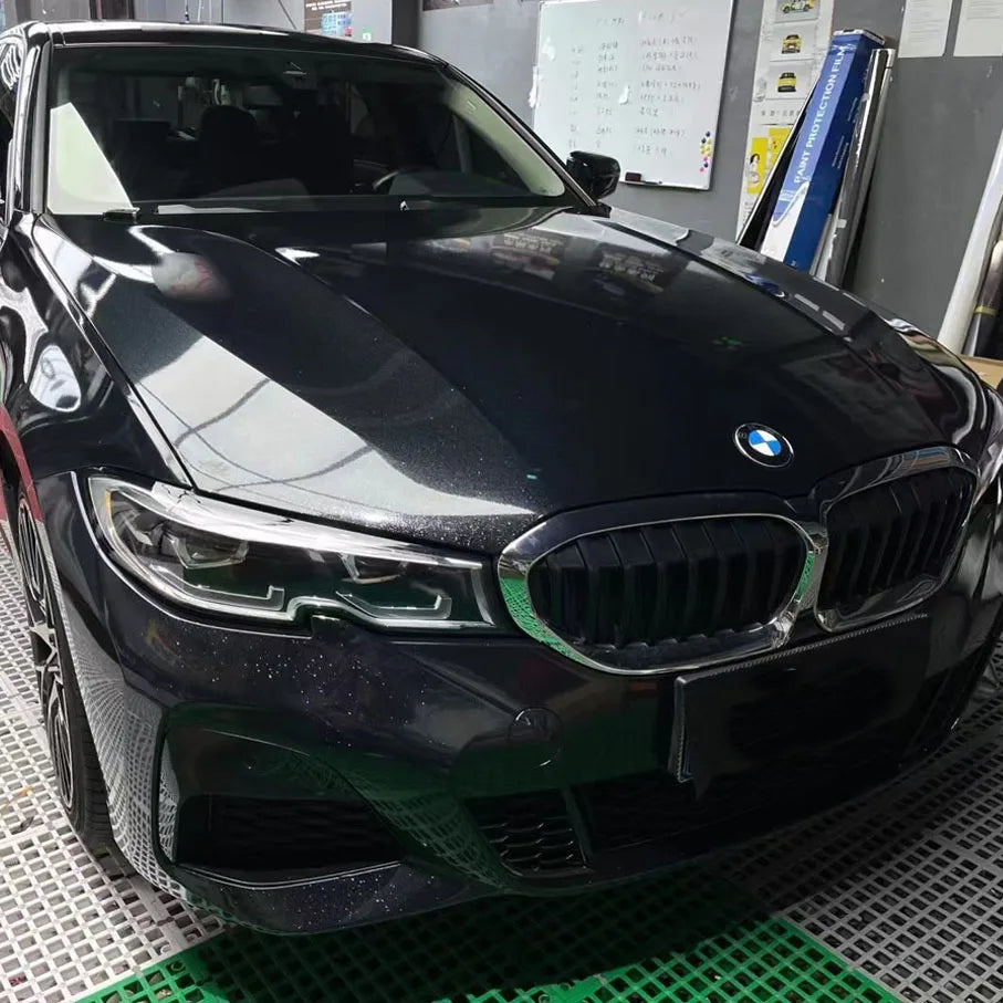 20/30/50CM*100/200CM Pearl Glossy Black white Glitter Vinyl diamond Adhesive Decal Car Wrap Foil with Air Release Bubble Free