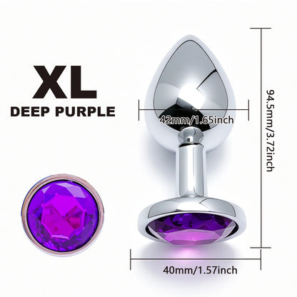 Metal Anal Plug Set 5 Size Butt Plug Sex Toy for Couples Adult Game Masturbator Anus Stimulation Toys for Women And Men