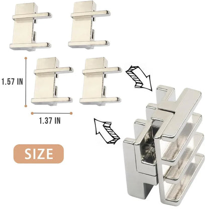Metal Brain Teaser Puzzles 9PCS Educational Intellectual Toys Unlock Interlock IQ Test Adults Kids Magic Tricks Novelty Gifts