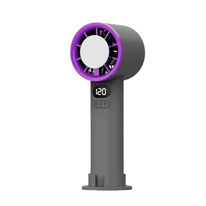 Lenovo 120 Speeds High Speed Handheld Fan 10000+ RPM Turbo Fan Portable USB Rechargeable Desktop Fan for Home Office Camping