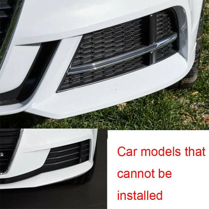 2Pcs HONEYCOMB Mesh Fog Light Grill Cover For Audi A3 2017-2020 Bezel Car Front Bumper Lamp Grille Racing Style Auto Accessories