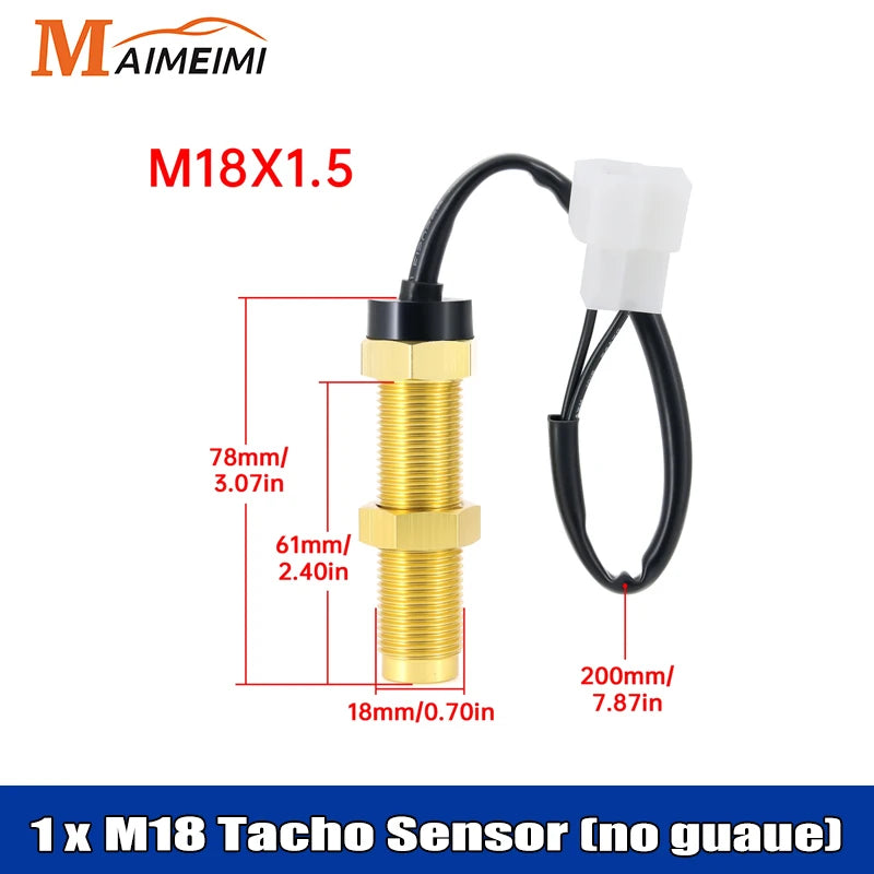 85MM Tachometer with LCD Hour Meter For Marine Boat Car RPM Gauge 8000rpm 6000rpm RPM Meter Tach Gauge 7 Colors LED Backlight