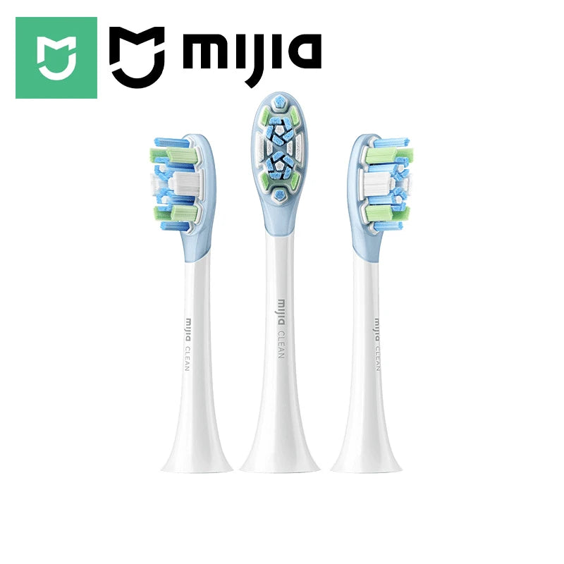 MIJIA Oscillation Electric Toothbrush Replacement Heads, (Soft & Clean),100% Original,Compatible MES609 MES610 MES613