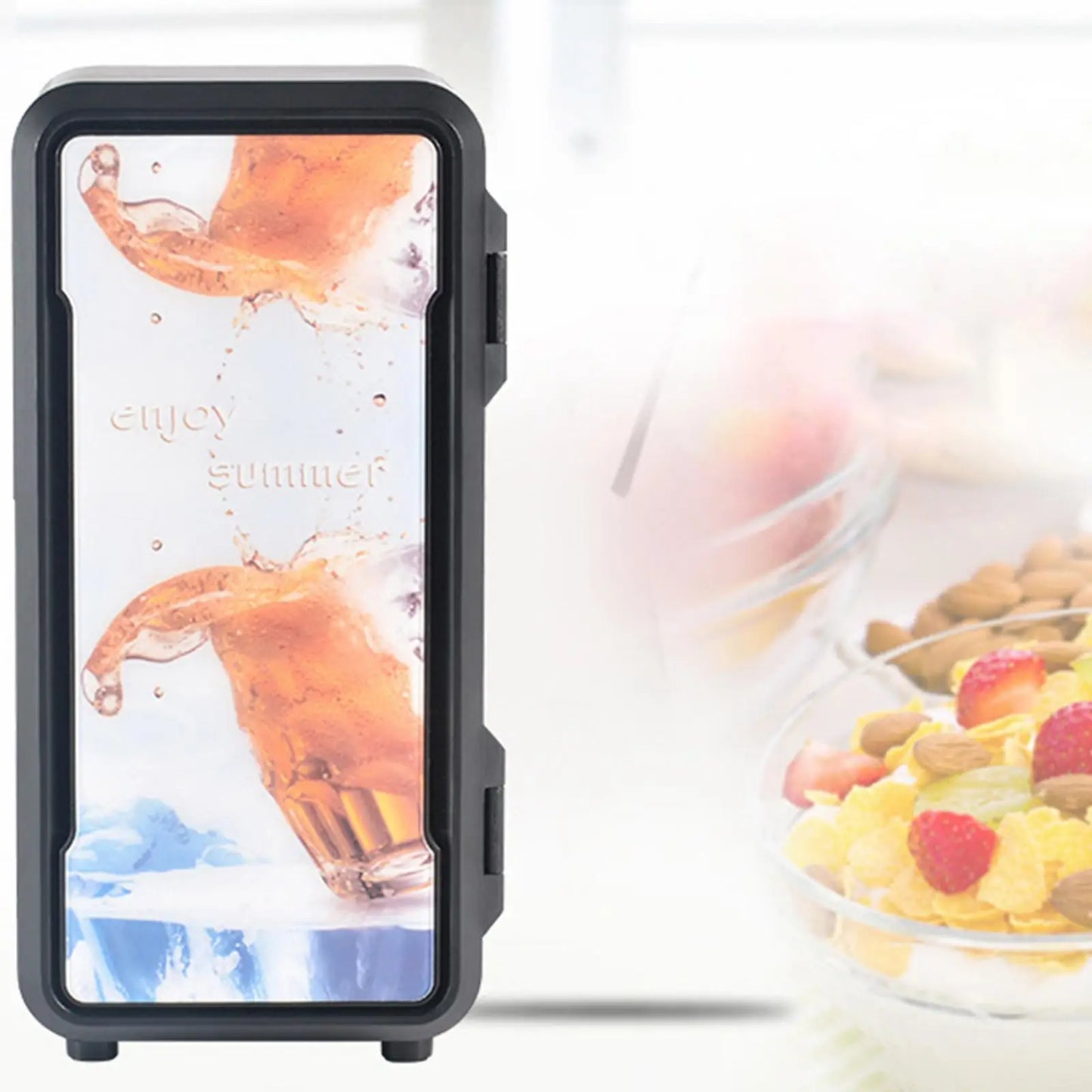 Portable Mini Fridge, Coffee Water Milk Cooler and Warmer, for Bedroom Dorm Car Laptop PC Computer