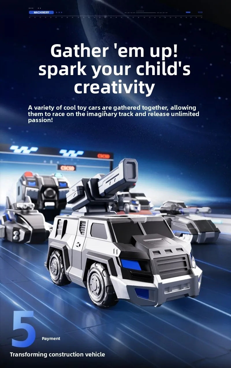 2026 New Magnetic Splicing Children's Toys Educational Building Blocks Assembled Transformers Robot Boy Birthday Gift