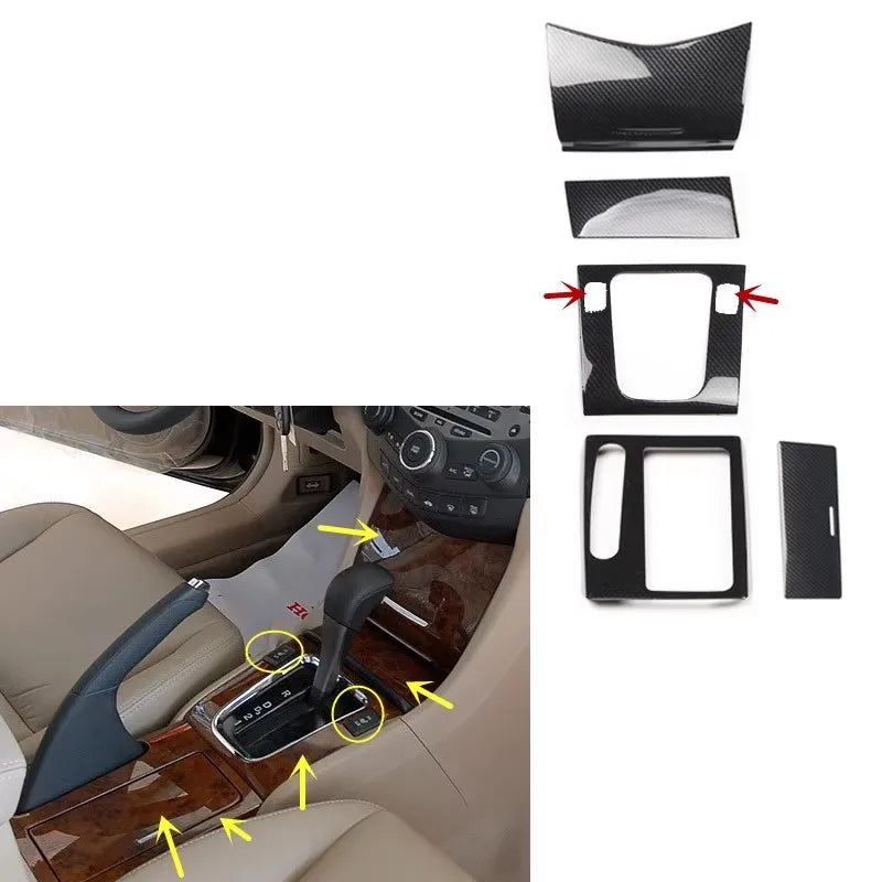 For Honda Accord CL9 2004 2005 2006 2007 US Version Plastic Decoration Accessories Interior Trims Stickers