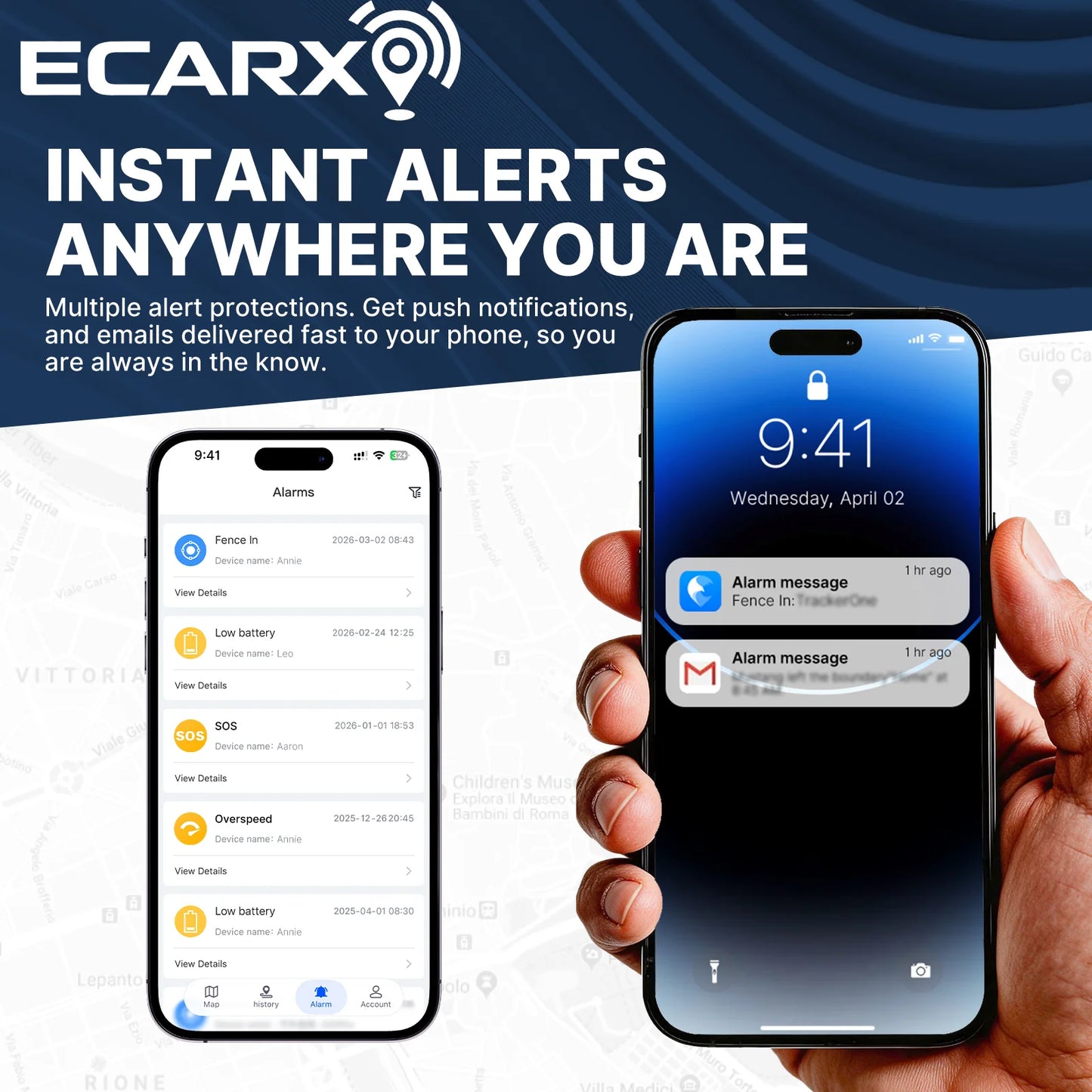 Car Tracker GPS 4G Tracking Device 7500mAh Waterproof GPS Vehicle Tracker Magnet Long Standby Battery Real Time Position APP