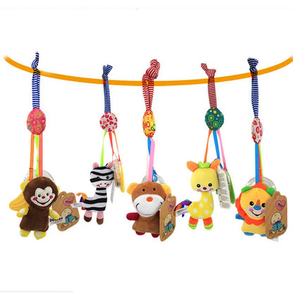 ASWJ New Baby Rattles Bell Toy Stroller Mobile Infant Rattle Animal Speelgoed Pendant Crib Bed Teether Hanging Toy Newborn Gifts