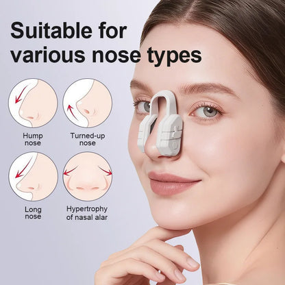 Newly Upgraded EMS Nose Shaper Sculpting Massager Clip Silicone Pulse Technology Lift-Up High Bridge Beauty Nose Tool