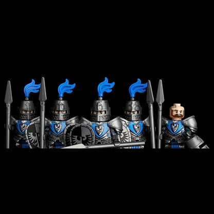 Green Dragon Raven Knights Shield Action Figures MOC Medieval Ancient Knights Scene Building Block Creative Toys for Children