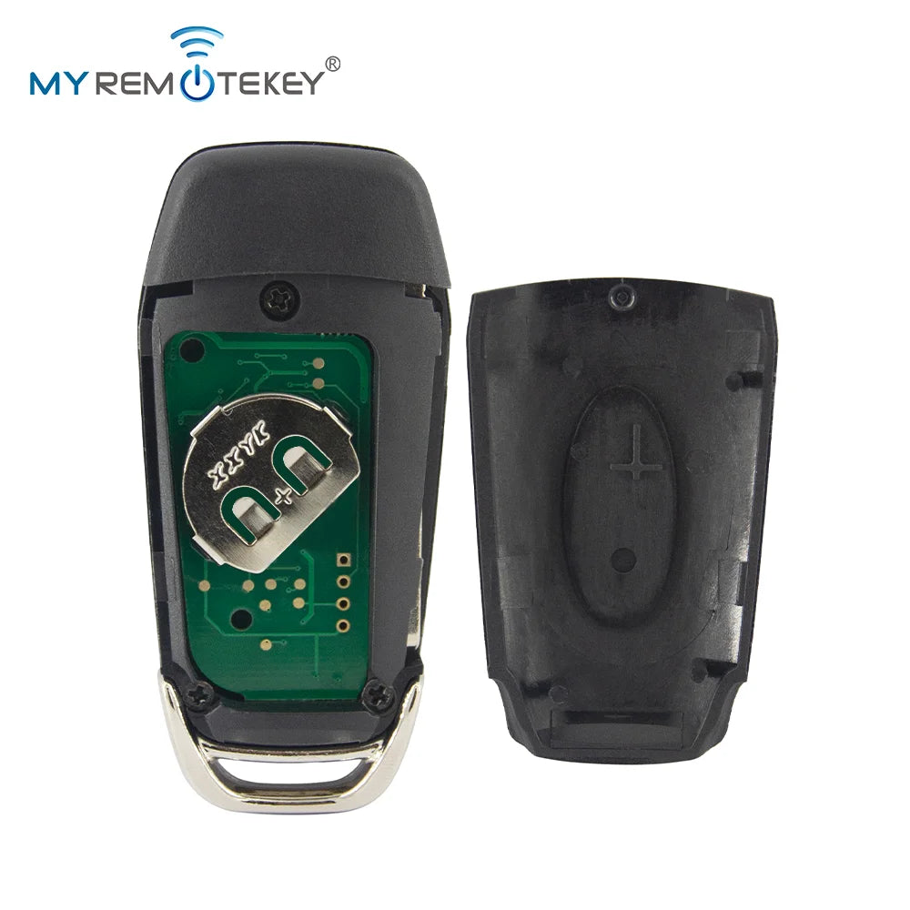 MYREMOTEKEY Flip Smart Key Fob Remote Control ID49 315/433/868/902MHz For Ford F150 Ranger 2015 - 2018 Escort Fusion 2013-2016