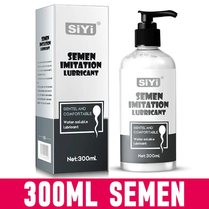 Gay Lubricant For Sex Adult Man Anal Lubrication Semen Cream Lube Water-Based Sperm Gel Women Intimate Sex Game Toys Lubricating