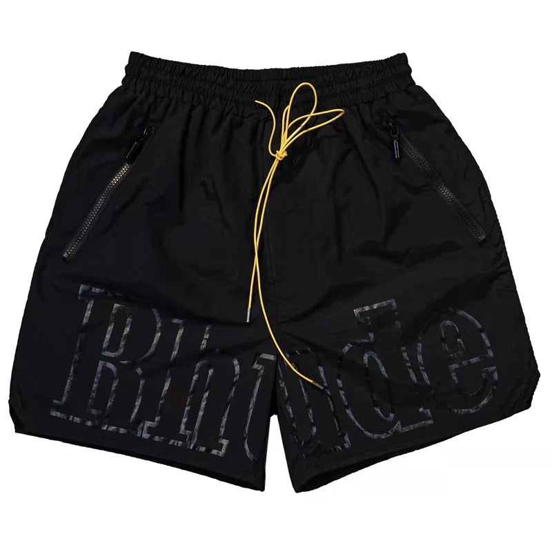 American High Street Rhude Casual Shorts Summer Hip-hop Multicolor Trend Sports Shorts Men Women